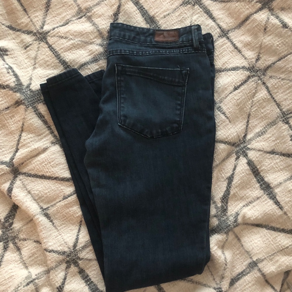 Dark Wash Stretchy Skinny Jeans -Express!